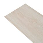 vidaXL Podlahové dosky 18 pcs Biely 5,26 m² PVC – Obrázok 3
