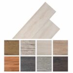 vidaXL Podlahové dosky 18 pcs Biely 5,26 m² PVC – Obrázok 8