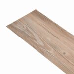 vidaXL Podlahové dosky 18 pcs Hnedá 5,26 m² PVC – Obrázok 3