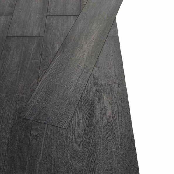 vidaXL Podlahové dosky 18 pcs Čierna a biela 5,26 m² PVC – Obrázok 4