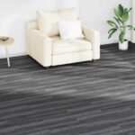 vidaXL Podlahové dosky 36 pcs Čierna a biela 5,02 m² PVC