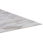 vidaXL Podlahové dosky 5,11 m² 55 pcs PVC Biely mramor – Obrázok 4