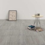 vidaXL Podlahové dosky 5,11 m² 55 pcs PVC Tmavá šedá melange