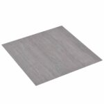 vidaXL Podlahové dosky 5,11 m² 55 pcs PVC Tmavá šedá melange – Obrázok 2