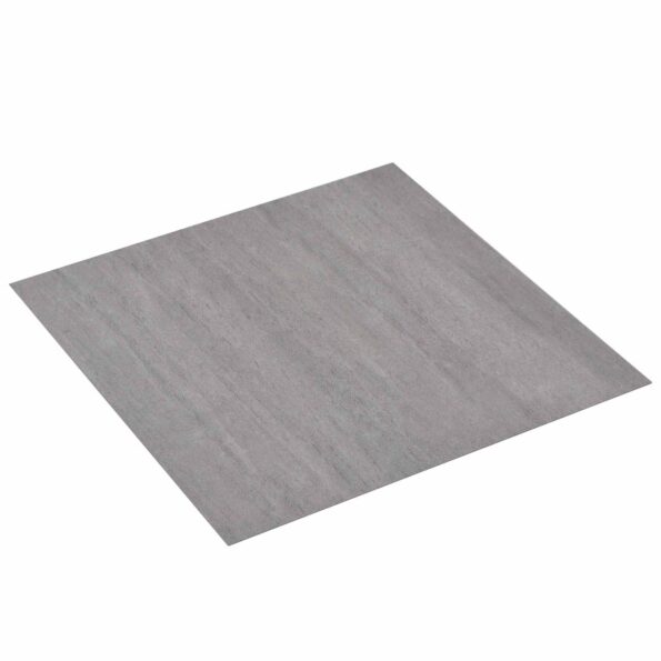 vidaXL Podlahové dosky 5,11 m² 55 pcs PVC Tmavá šedá melange – Obrázok 2