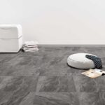 vidaXL Podlahové dosky 5,11 m² 55 pcs PVC Čierna a biela