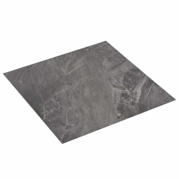 vidaXL Podlahové dosky 5,11 m² 55 pcs PVC Čierna a biela – Obrázok 2