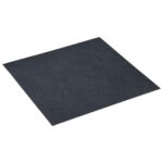 vidaXL Podlahové dosky 55 pcs Čierna 5,11 m² PVC