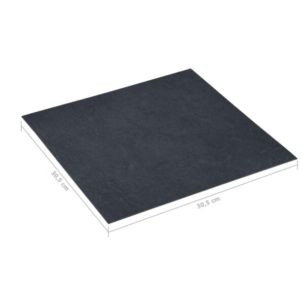 vidaXL Podlahové dosky 55 pcs Čierna 5,11 m² PVC – Obrázok 6