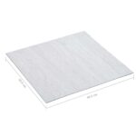 vidaXL Podlahové dosky 5,11 m² 55 pcs PVC Biely drevo – Obrázok 6