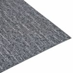 vidaXL Podlahové dosky 5,11 m² 55 pcs PVC Biela a šedá – Obrázok 3