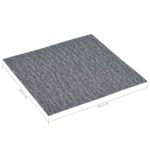 vidaXL Podlahové dosky 5,11 m² 55 pcs PVC Biela a šedá – Obrázok 6