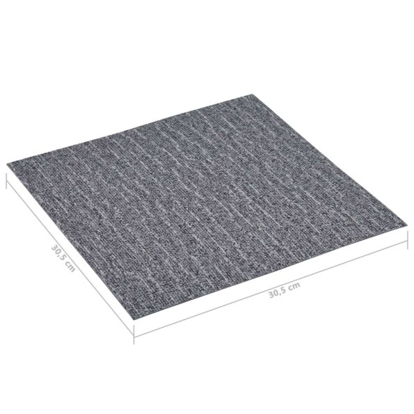 vidaXL Podlahové dosky 5,11 m² 55 pcs PVC Biela a šedá – Obrázok 6