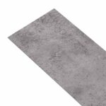 vidaXL Podlahové dosky 36 pcs Cementová hnedá 5,02 m² PVC – Obrázok 3