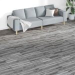 vidaXL Podlahové dosky 18 pcs Biely 5,26 m² PVC