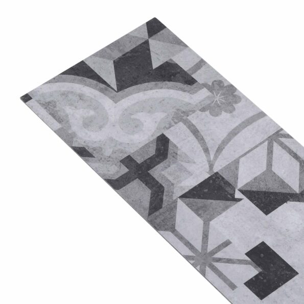 vidaXL Podlahové dosky 18 pcs Biely 5,26 m² PVC – Obrázok 3