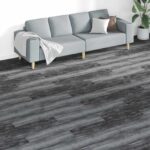 vidaXL Podlahové dosky 18 pcs Biely 5,26 m² PVC