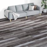 vidaXL Podlahové dosky 18 pcs Hnedá 5,26 m² PVC