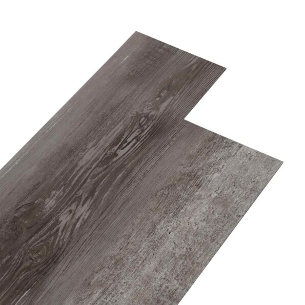 vidaXL Podlahové dosky 18 pcs Hnedá 5,26 m² PVC – Obrázok 2