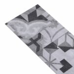vidaXL Samolepiaca podlahová doska 32 pcs Šedý vzor 4,46 m² PVC – Obrázok 2