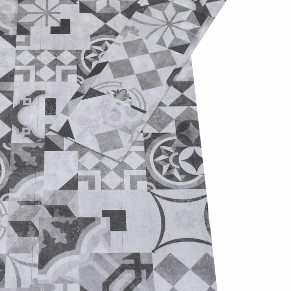 vidaXL Samolepiaca podlahová doska 32 pcs Šedý vzor 4,46 m² PVC – Obrázok 3