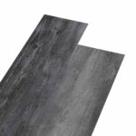 vidaXL Samolepiaca podlahová doska 32 pcs Lesklá šedá 4,46 m² PVC