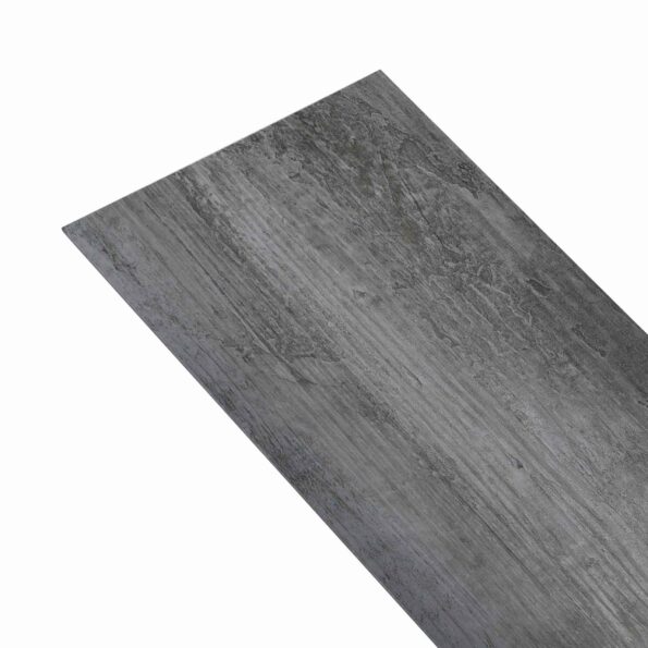 vidaXL Samolepiaca podlahová doska 32 pcs Lesklá šedá 4,46 m² PVC – Obrázok 2