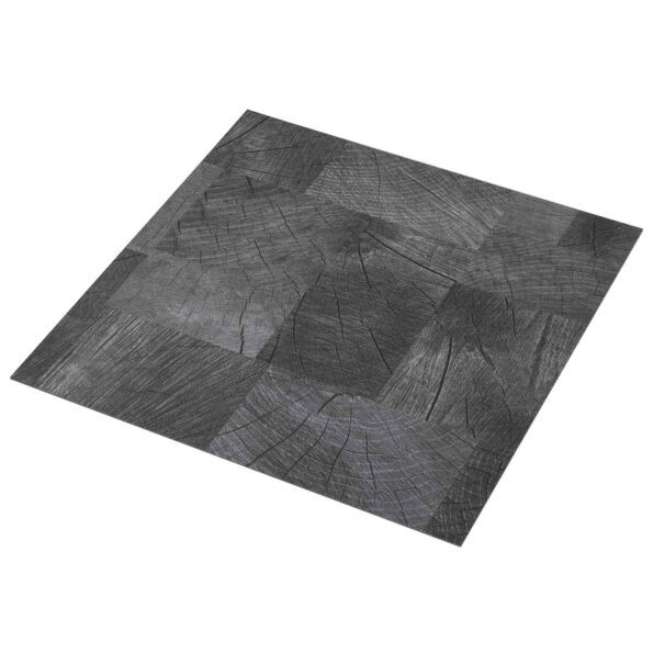 vidaXL Podlahové dosky 5,11 m² 55 pcs PVC Drevená štruktúra šedá – Obrázok 2