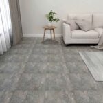 vidaXL Podlahové dosky 5,11 m² 55 pcs PVC Kamenná stena