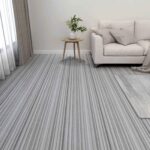 vidaXL Podlahové dosky 5,11 m² 55 pcs PVC Prúžky