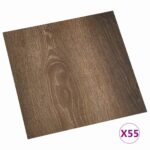 vidaXL Podlahové dosky 5,11 m² 55 pcs PVC Staré drevo – Obrázok 3
