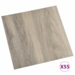 vidaXL Podlahové dosky 5,11 m² 55 pcs PVC Drevná farba – Obrázok 3
