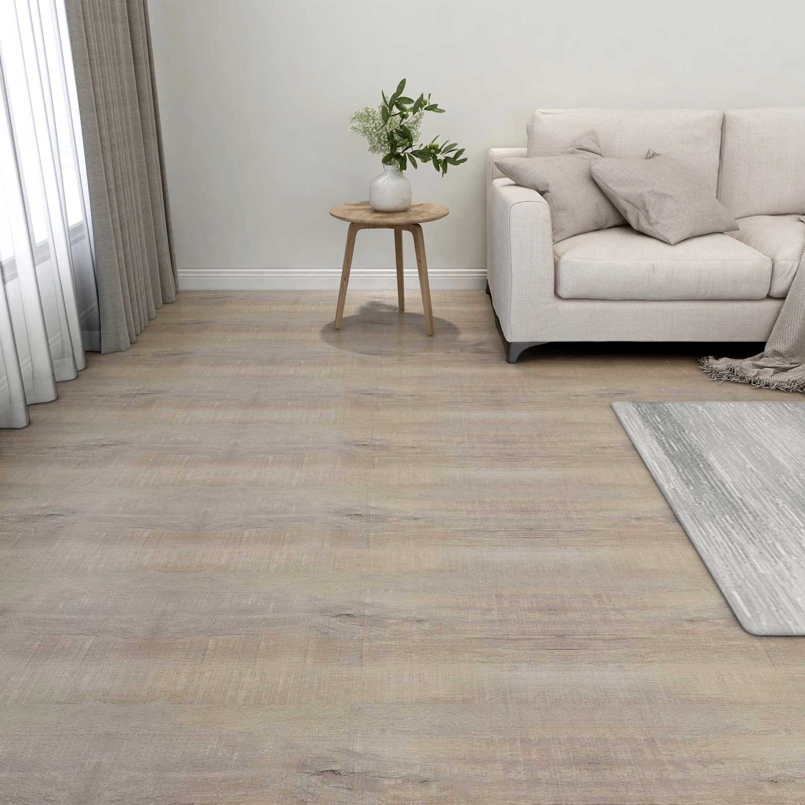 42046323_1.jpg vidaXL Podlahové dosky 55 pcs Sivohnedá 5,11 m² PVC – Obrázok 1