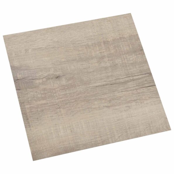 vidaXL Podlahové dosky 55 pcs Sivohnedá 5,11 m² PVC – Obrázok 2