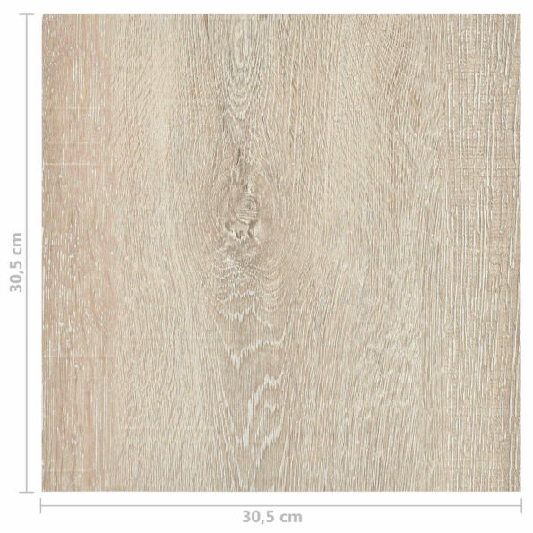 vidaXL Podlahové dosky 55 pcs Béžová 5,11 m² PVC – Obrázok 11