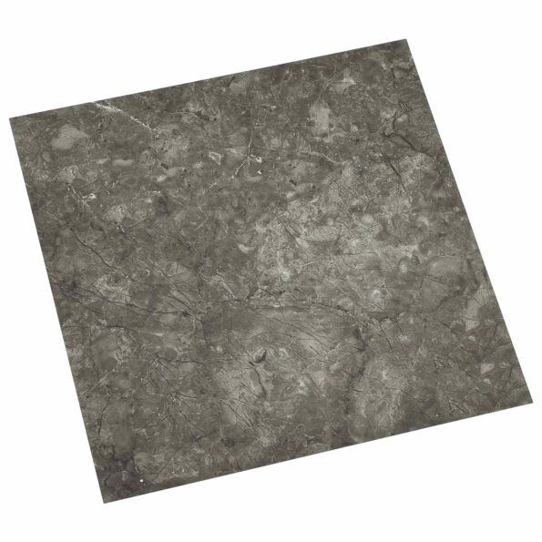 vidaXL Podlahové dosky 5,11 m² 55 pcs PVC Sivá a biela – Obrázok 2