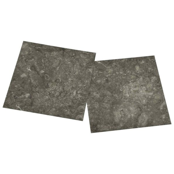 vidaXL Podlahové dosky 5,11 m² 55 pcs PVC Sivá a biela – Obrázok 4