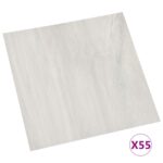 vidaXL Podlahové dosky 55 pcs Krémová 5,11 m² PVC – Obrázok 3