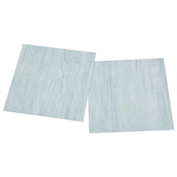 vidaXL Podlahové dosky 55 pcs Zelená 5,11 m² PVC – Obrázok 4