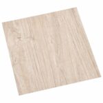 vidaXL Podlahové dosky 5,11 m² 55 pcs PVC Biela a drevená farba – Obrázok 2