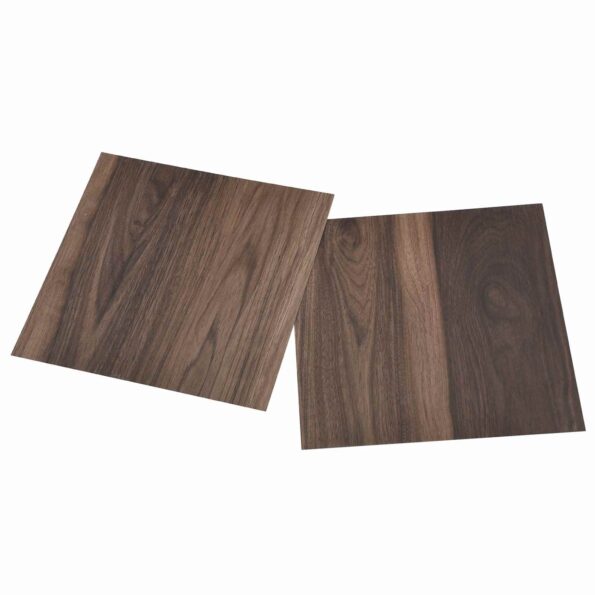 vidaXL Podlahové dosky 55 pcs Tmavohnedá 5,11 m² PVC – Obrázok 4