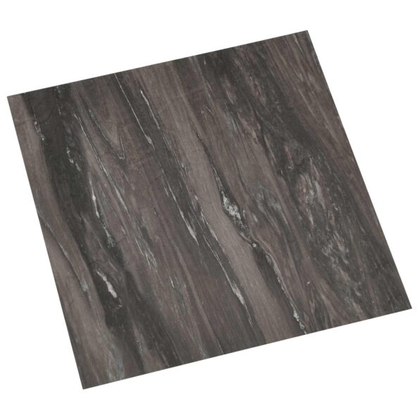 vidaXL Podlahové dosky 55 pcs Tmavo šedá 5,11 m² PVC – Obrázok 2