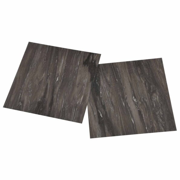 vidaXL Podlahové dosky 55 pcs Tmavo šedá 5,11 m² PVC – Obrázok 4
