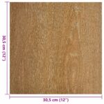 vidaXL Podlahové dosky 55 pcs Hnedá 5,11 m² PVC – Obrázok 11