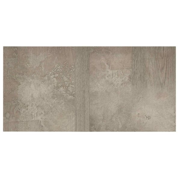 vidaXL Podlahové dosky 5,11 m² 55 pcs PVC Tmavohnedá a Šedá – Obrázok 5