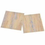 vidaXL Podlahové dosky 5,11 m² 55 pcs PVC Hnedá a šedá – Obrázok 4