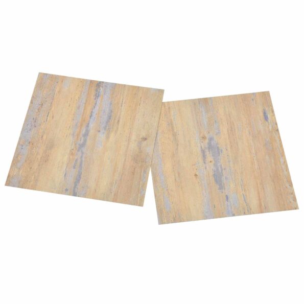 vidaXL Podlahové dosky 5,11 m² 55 pcs PVC Hnedá a šedá – Obrázok 4