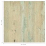 vidaXL Podlahové dosky 5,11 m² 55 pcs PVC Biela a svetlohnedá – Obrázok 11