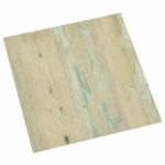 vidaXL Podlahové dosky 5,11 m² 55 pcs PVC Biela a svetlohnedá – Obrázok 2