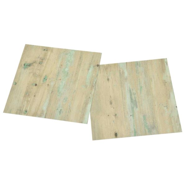 vidaXL Podlahové dosky 5,11 m² 55 pcs PVC Biela a svetlohnedá – Obrázok 4